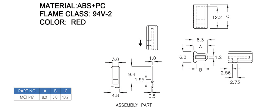 Plastic Handle MCH-17